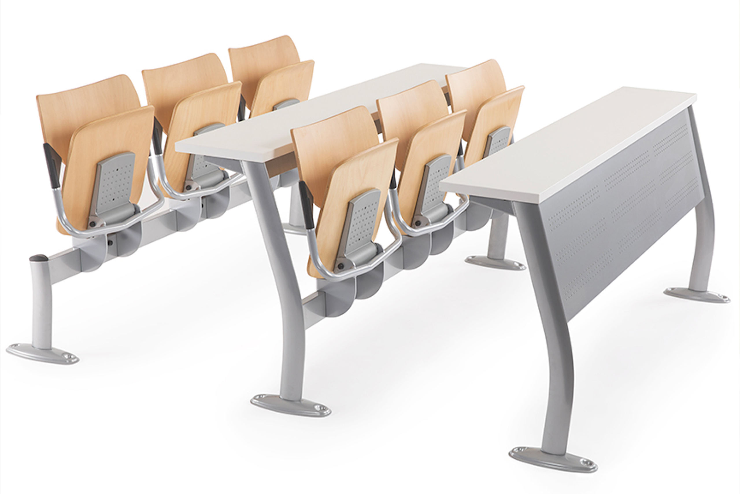 Sièges en bois GATE MONOBLOCK