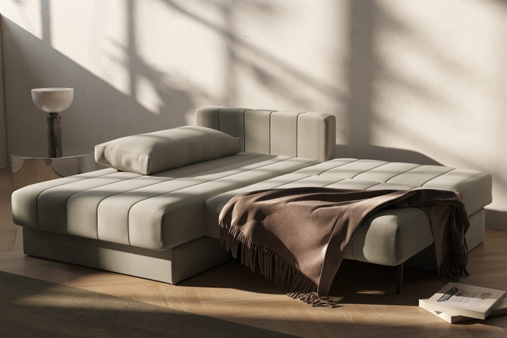AKELLO Lounger Sofa Bed (tissu 280) - Innovation living 1