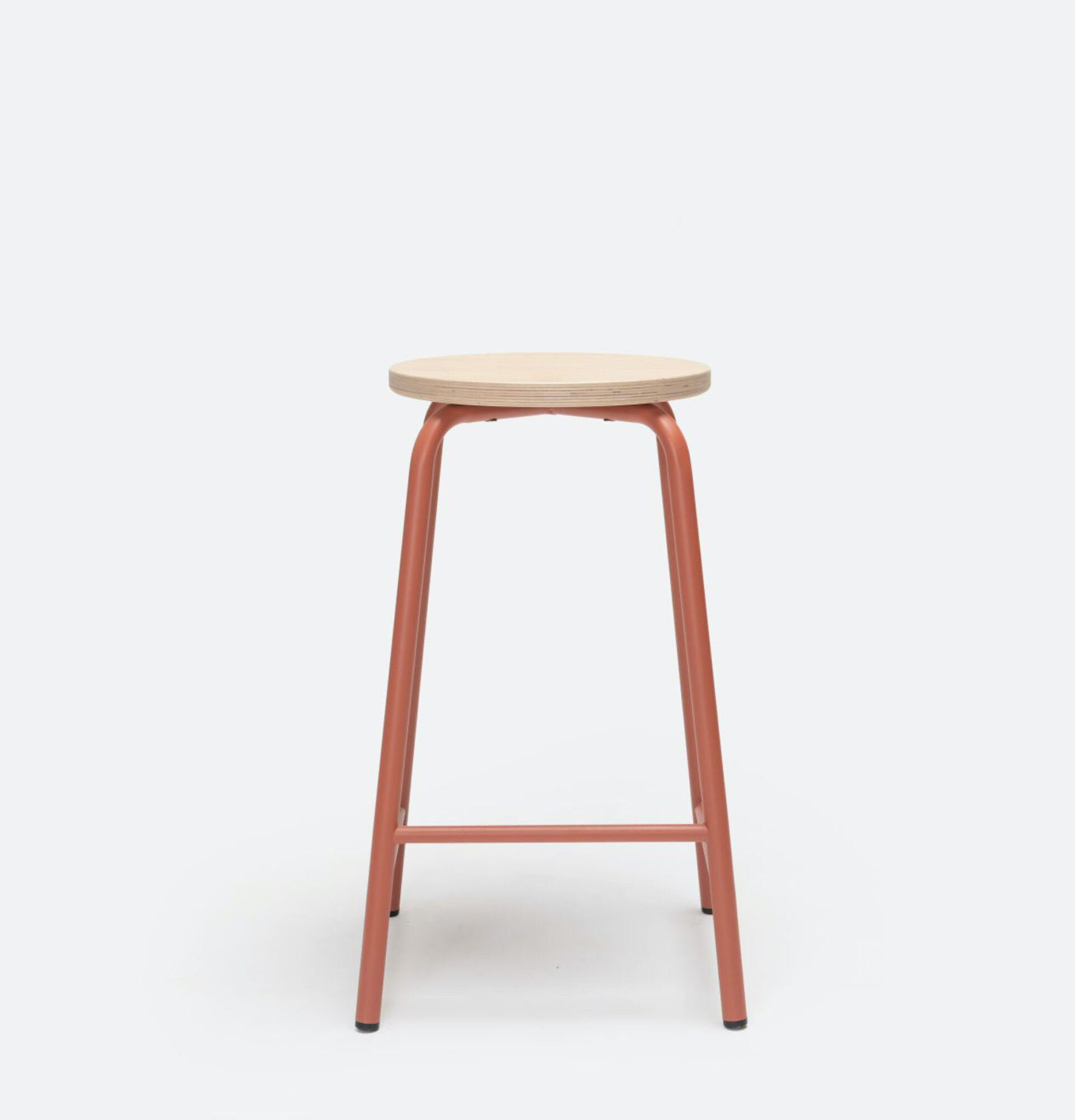 Tabouret TAM H65 Acier (avec/sans dossier) – ONDARRETA