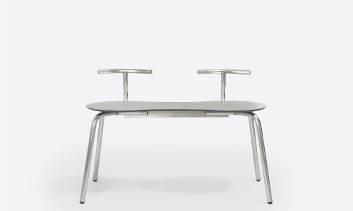 Banc TAM INOX H45 Double Acier Inoxydable (avec_sans dossier) - ONDARRETA