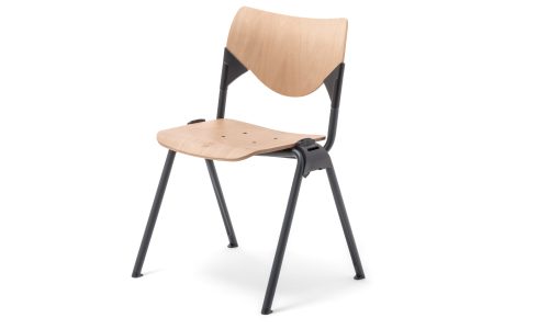 Chaise en bois (dossier carré) GATE - MARA