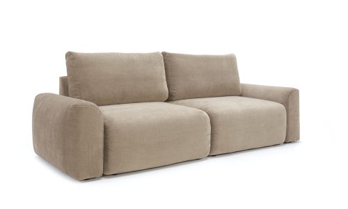 NORUM Sofa Bed accoudoirs Chunky:Curve (tissu 417, 411) - Innovation Living (1ère image.couverture)