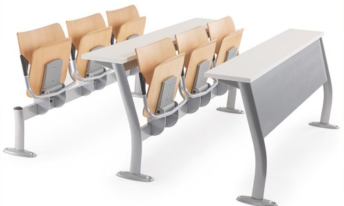 Sièges en bois GATE MONOBLOCK