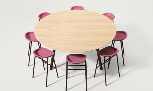 Table-haute-ronde-BIG-Modular-System-Tabourets-LJ-3-PET-Felt-Bar-DE-VORM_2_1-1