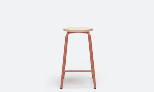 Tabouret H65 Acier (avec_sans dossier) - ONDARRETA (1ère image.couverture)